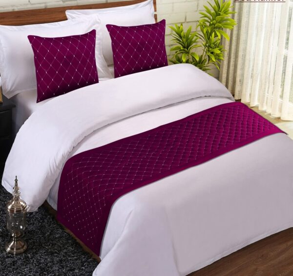 Super Soft Velvet Bed Runner